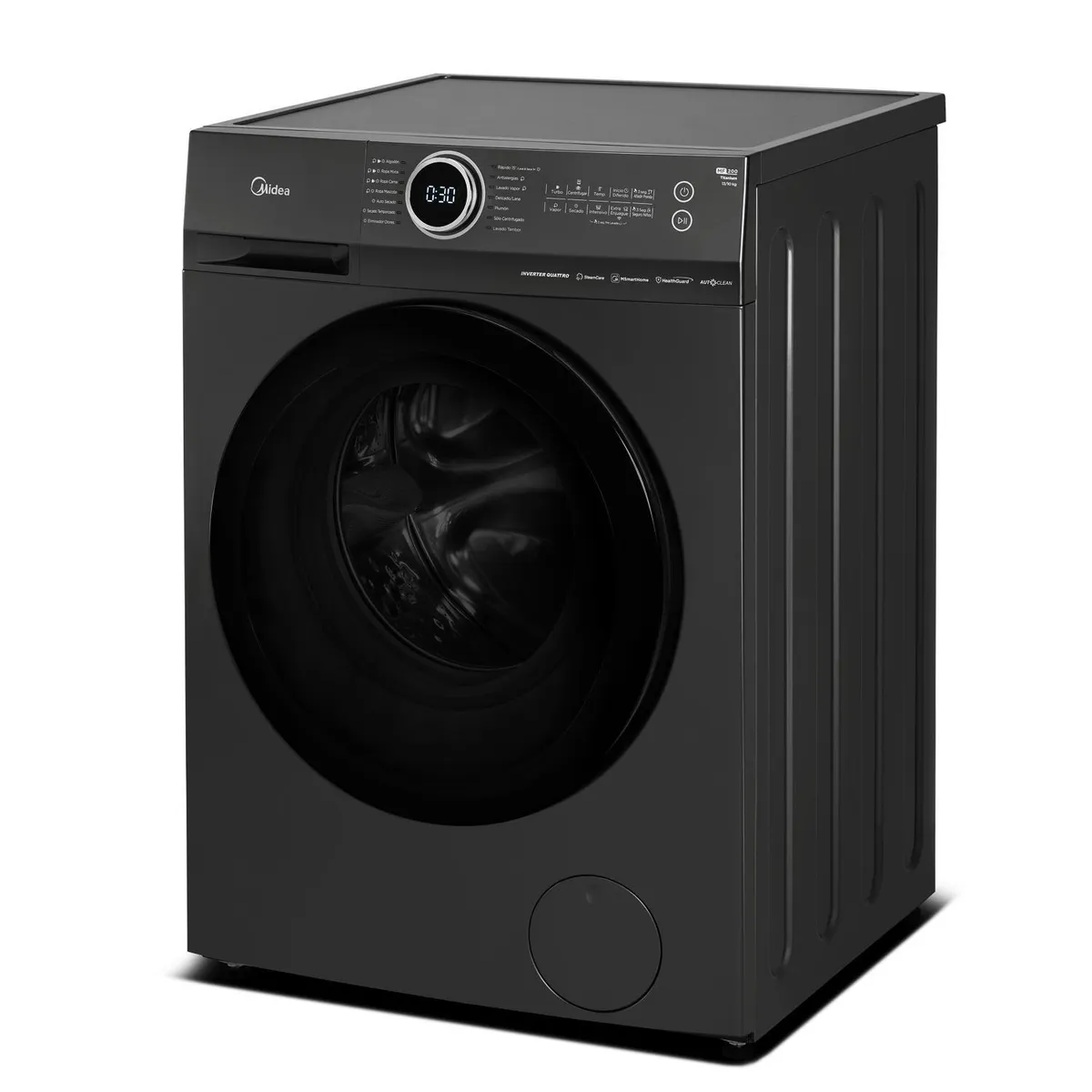 MIDEA - Lavadora Secadora 11.5/9 kg Titanium MF200D115WB/T