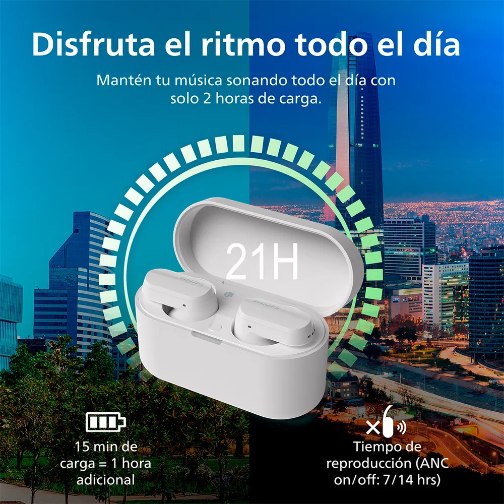 Philips TAT3508 Blanco, foto 6