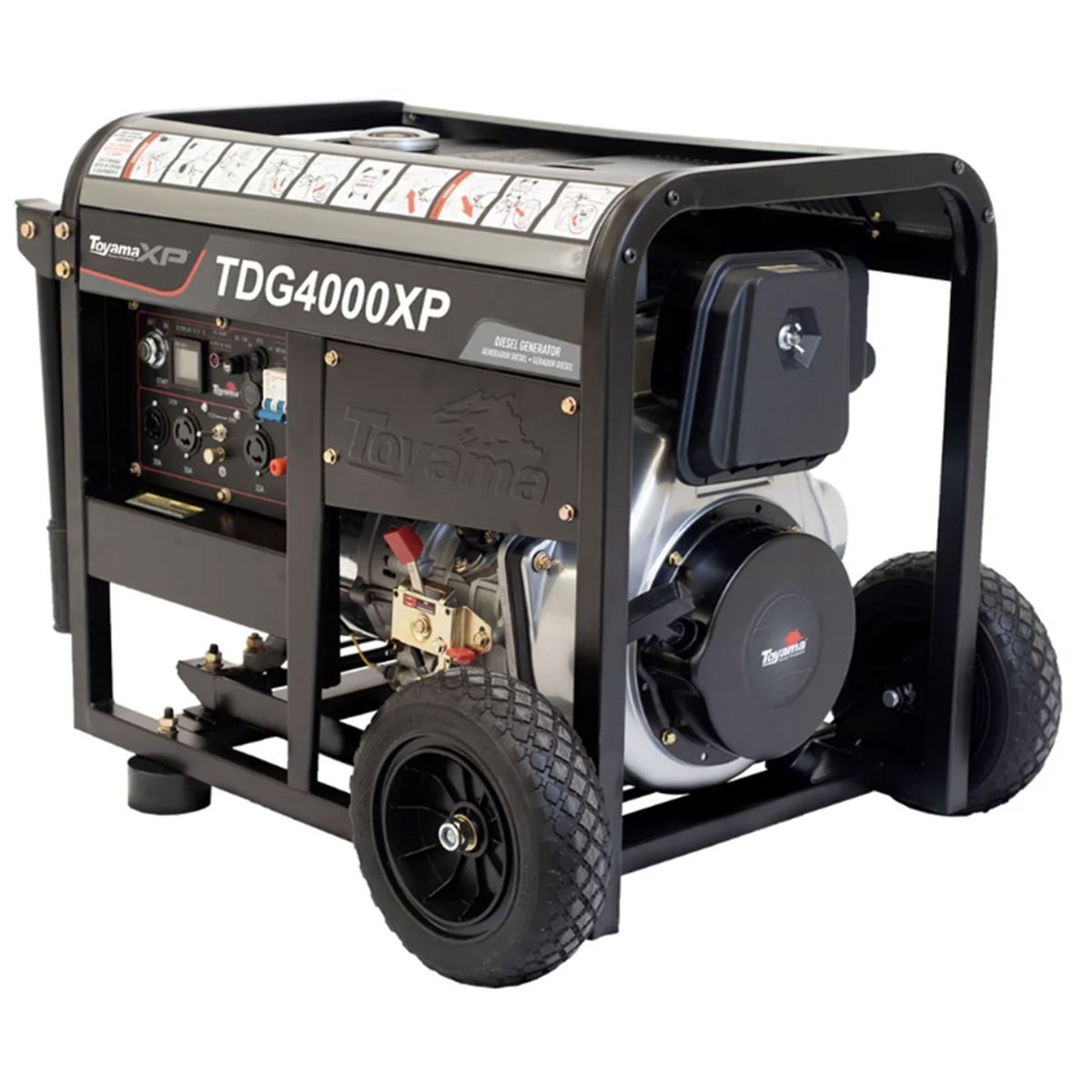 TOYAMA - Generador a Diésel Partida Eléctrica 296 cc 11 l