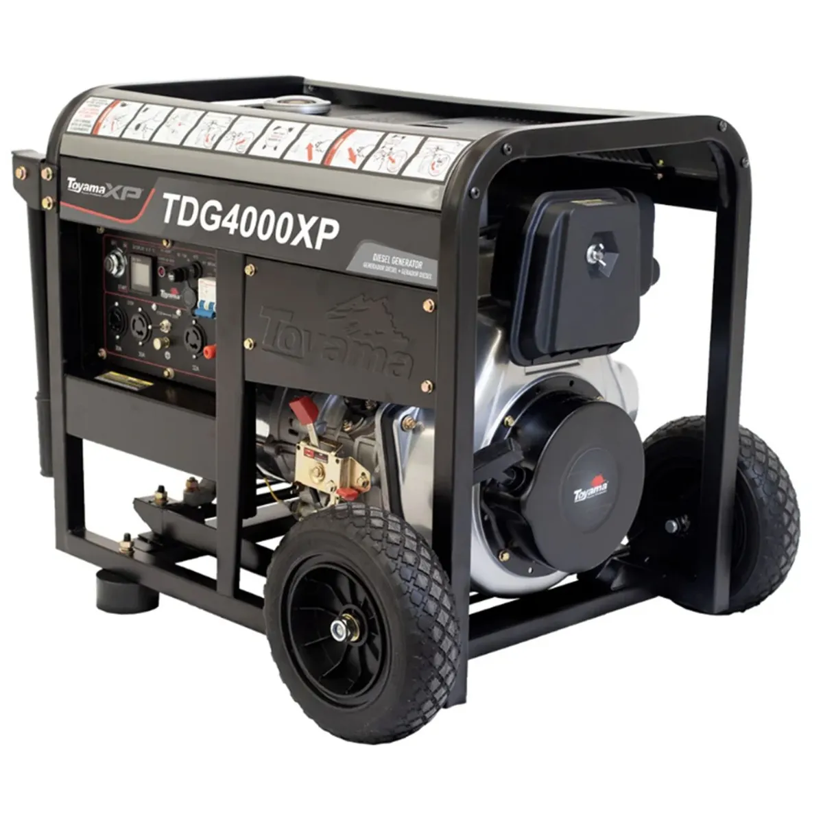 TOYAMA - Generador a Diésel Partida Eléctrica 296 cc 11 l