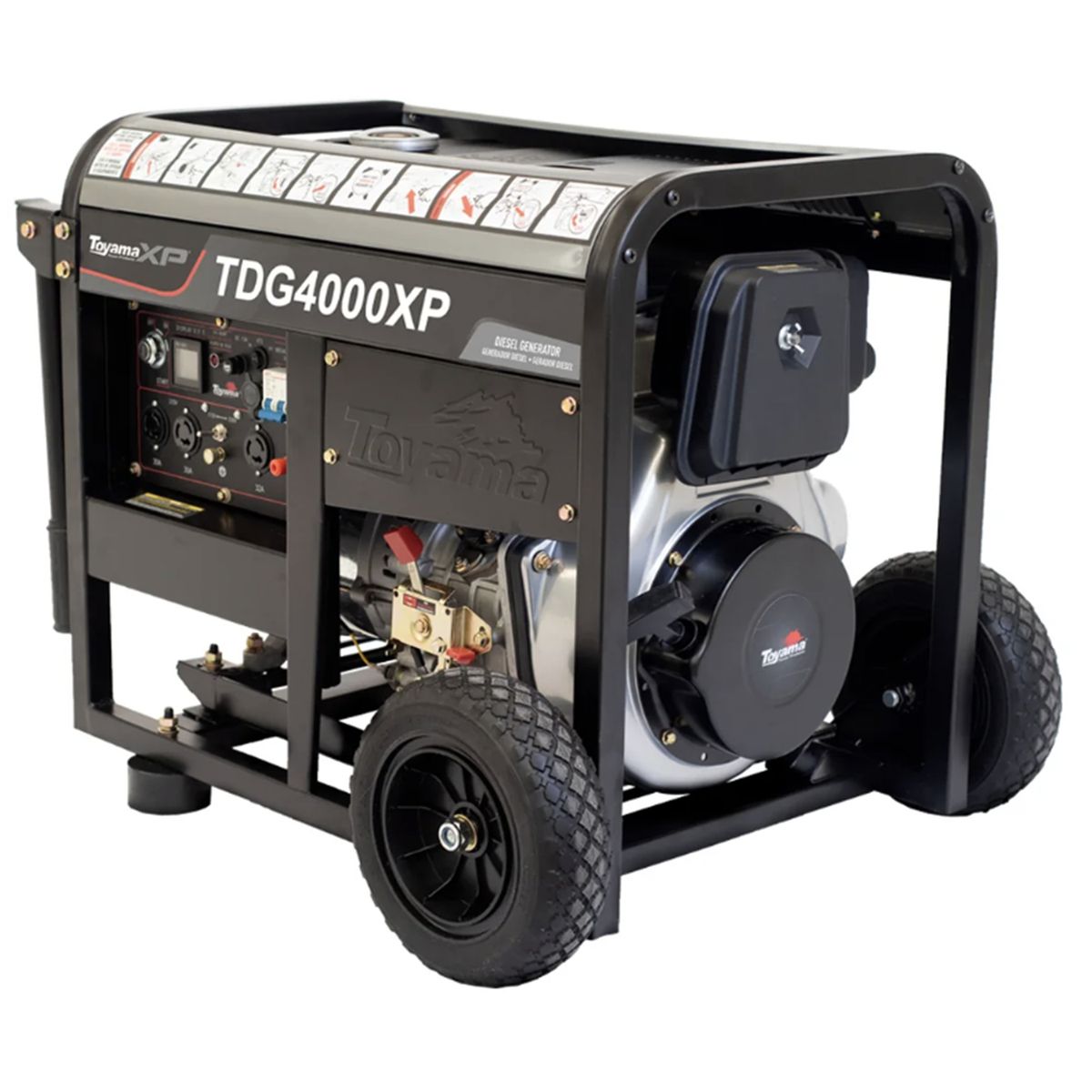 TOYAMA - Generador a Diésel Partida Eléctrica 296 cc 11 l