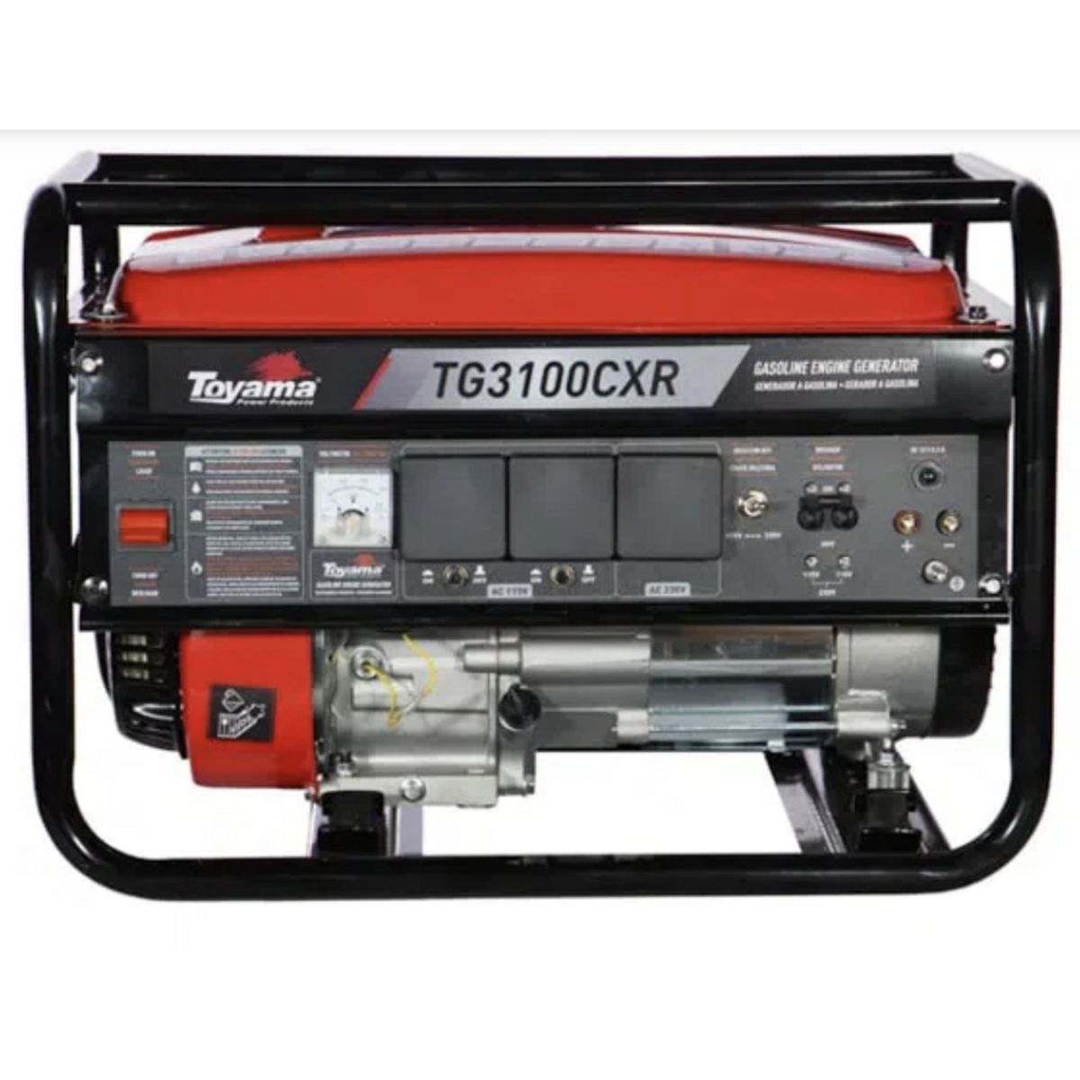 TOYAMA - Generador Eléctrico a Gasolina Partida Manual 2.8 kW 15 l