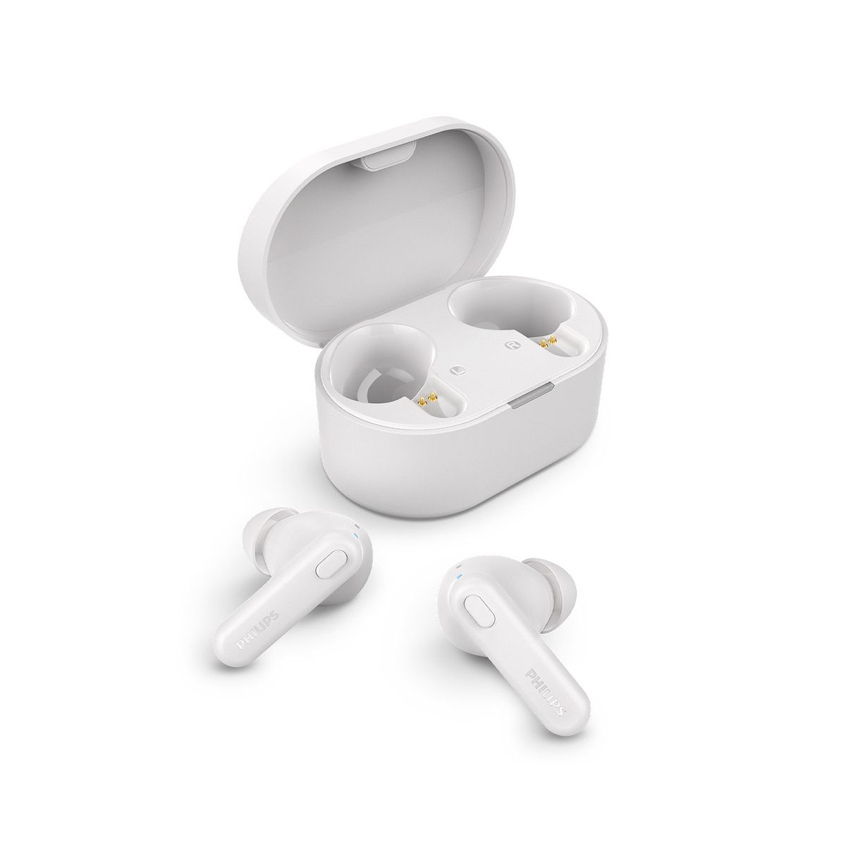 PHILIPS - Audífono Bluetooth Tat1108 Blanco