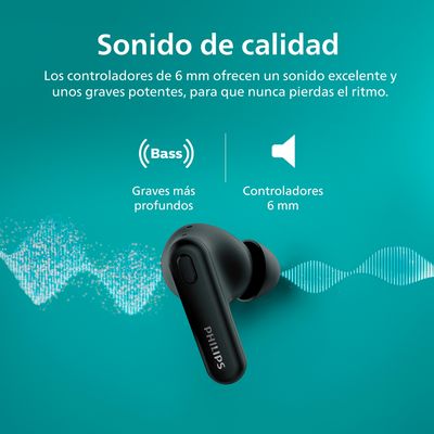 Imagen 2 del producto Audífono Bluetooth Tat1108 Negro