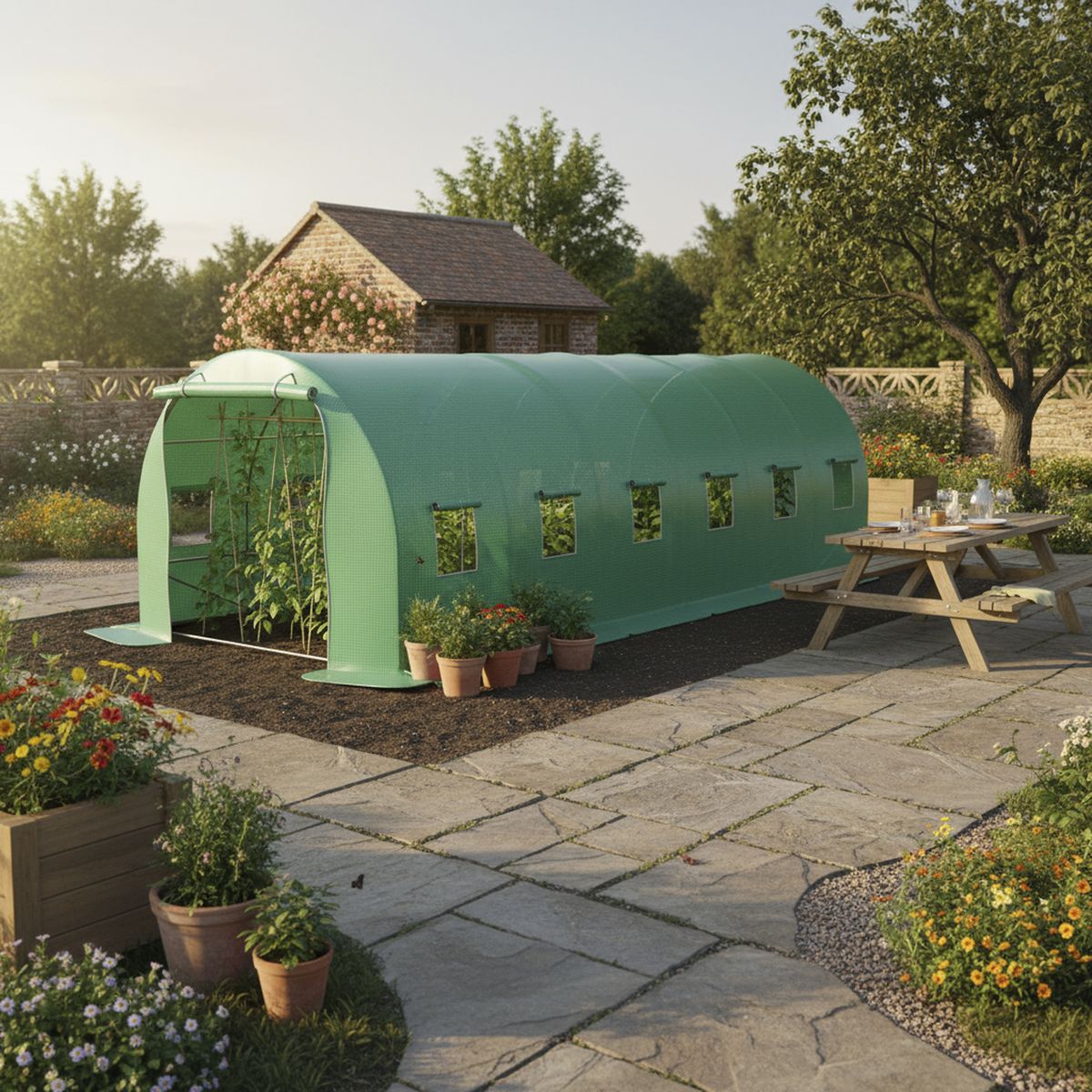 SIGNET - Invernadero Armable Tunel 18 m2