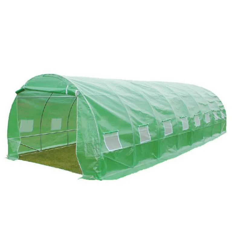 Invernadero Túnel Armable 24 M² Jardín Ventilación Mosquitera