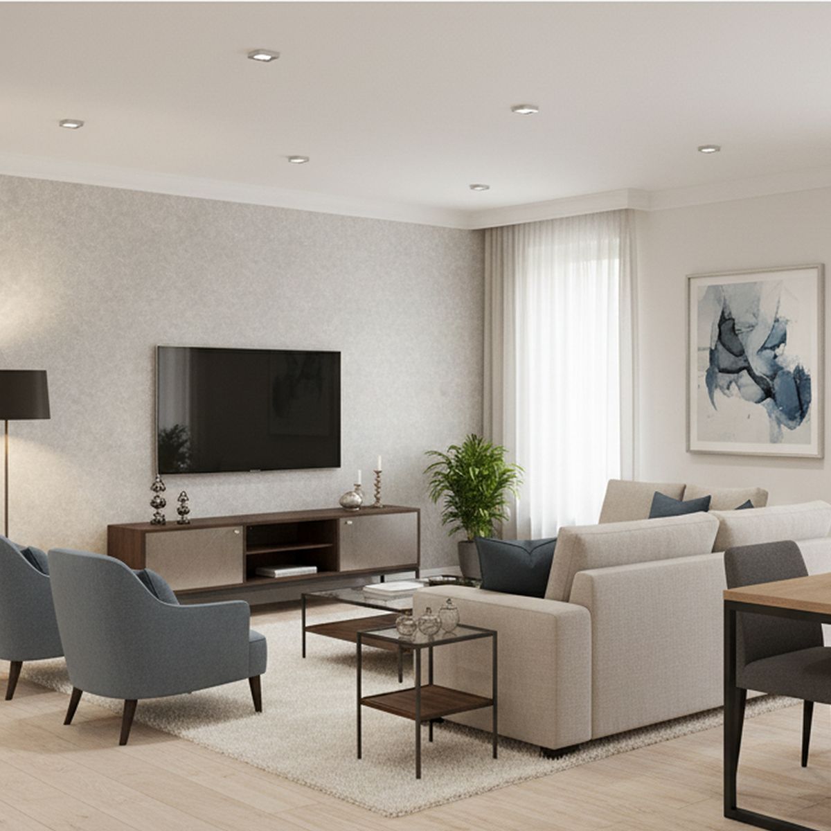 ONEDECO - Papel Mural Silk Blanco 14 m2