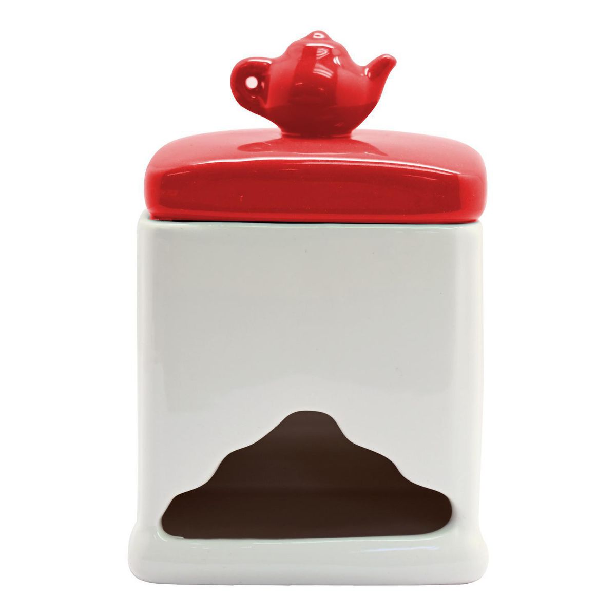 PRONOBEL - Porta Té Cerámica 9x7,5x14,5 cm