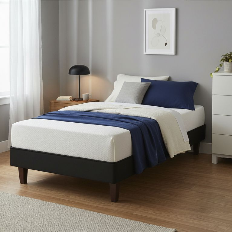 Base cama Standart 1.5 plazas Negro