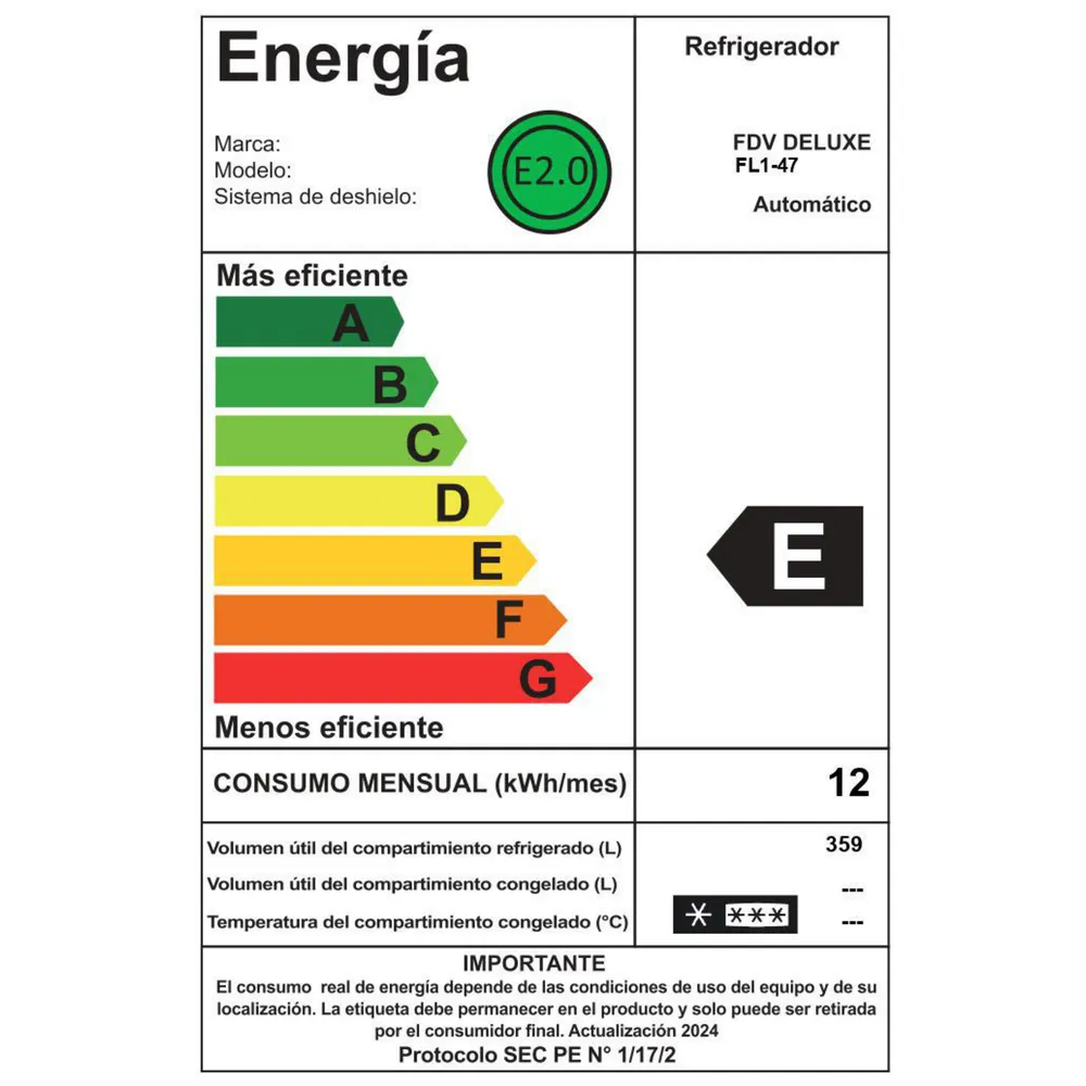 FDV 14040 355 L Negro, foto 6