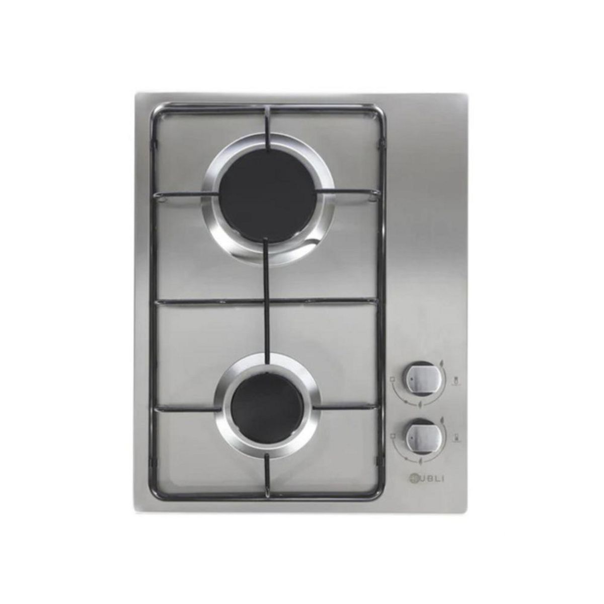 KUBLI - Encimera Gas Licuado 2 Platos Gris 19130