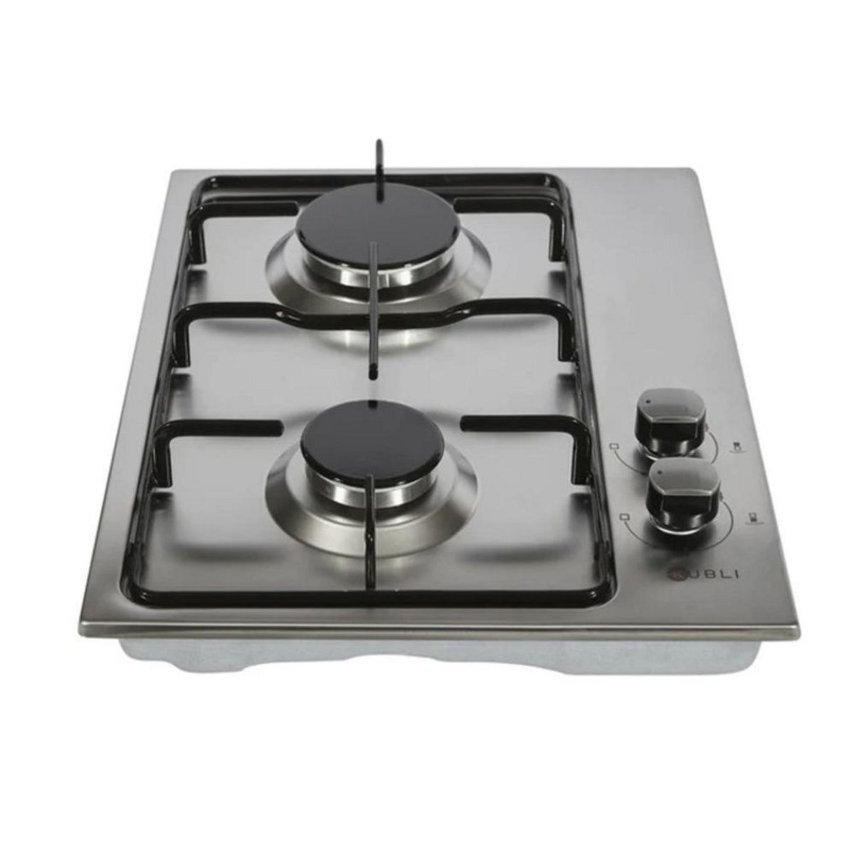 KUBLI - Encimera Gas Licuado 2 Platos Gris 19130