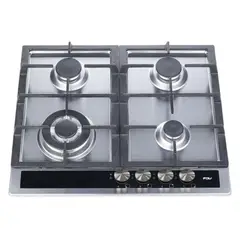 FDV - Encimera Gas Licuado 4 Platos Gris y Negro 14266