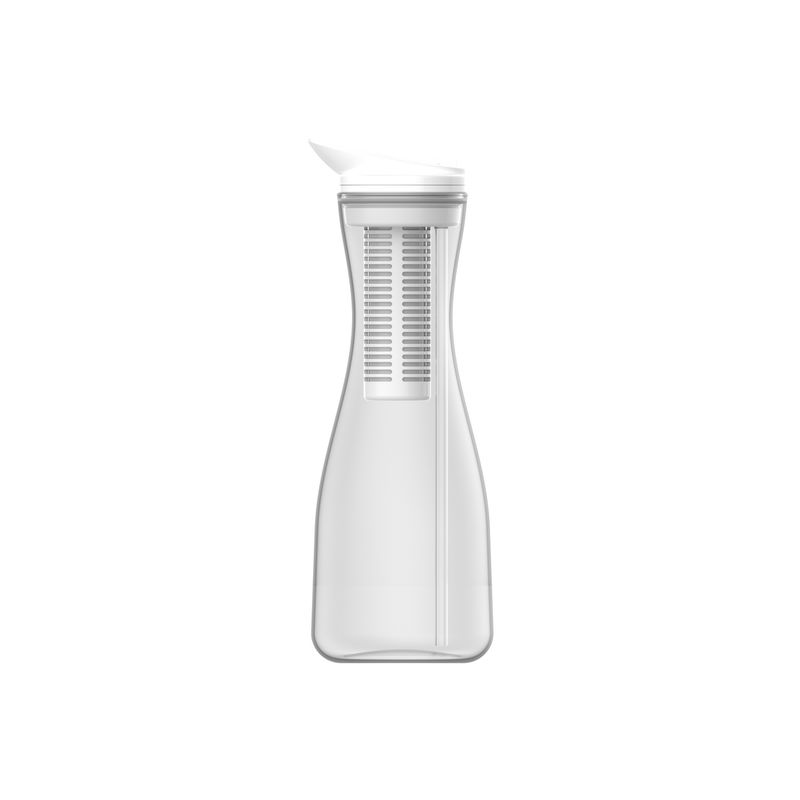 VIGAHOME - Jarra de Vidrio 1.5 l Elegante blanco
