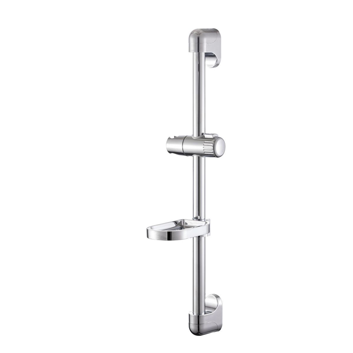 CORSOVALV - Barra Ducha Deslizable Inoxidable con Soporte y Jabonera