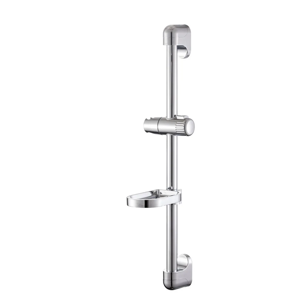 CORSOVALV - Barra Ducha Deslizable Inoxidable con Soporte y Jabonera