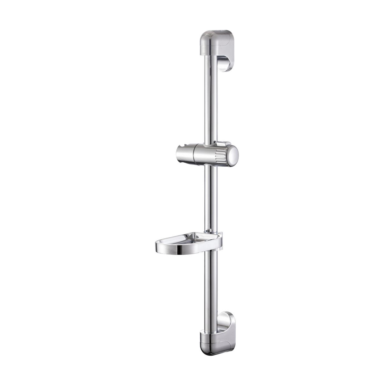 CORSOVALV - Barra Ducha Deslizable Inoxidable con Soporte y Jabonera