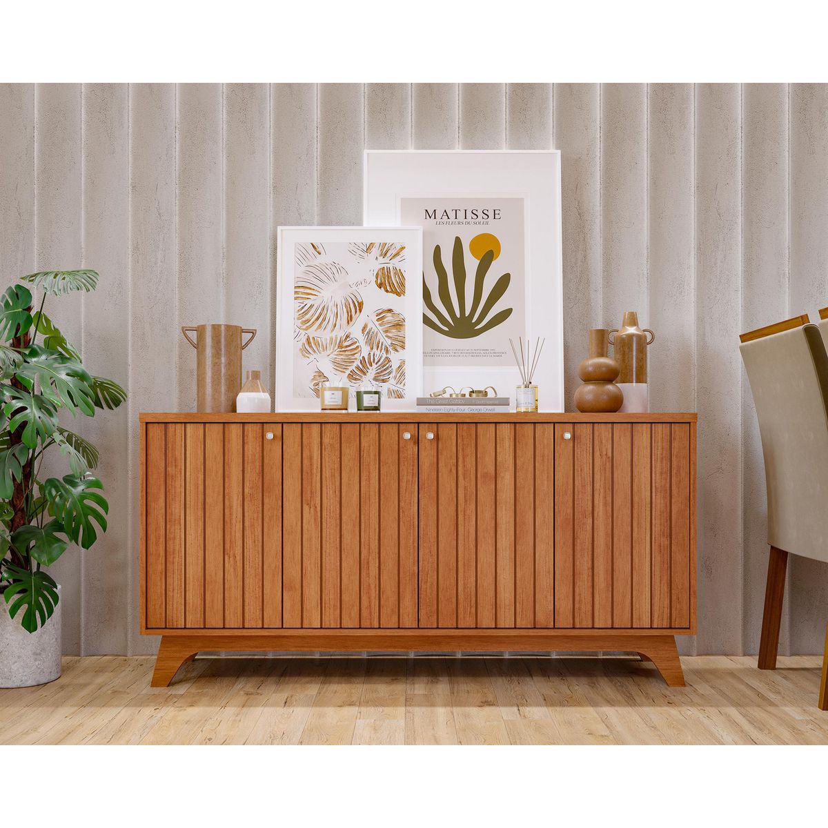 DECOCASA - Buffet Isa Café Cinamomo 38.5x152x76.5 cm