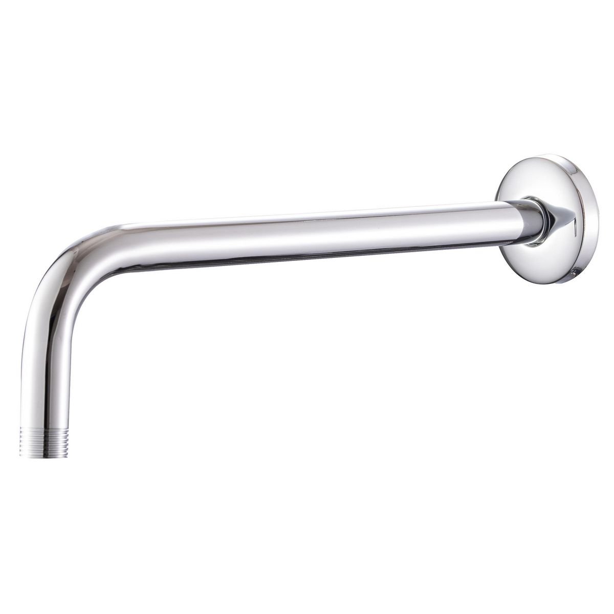 CORSOVALV - Brazo Ducha 90º de 1/2" Inox Cromado C/Roseta