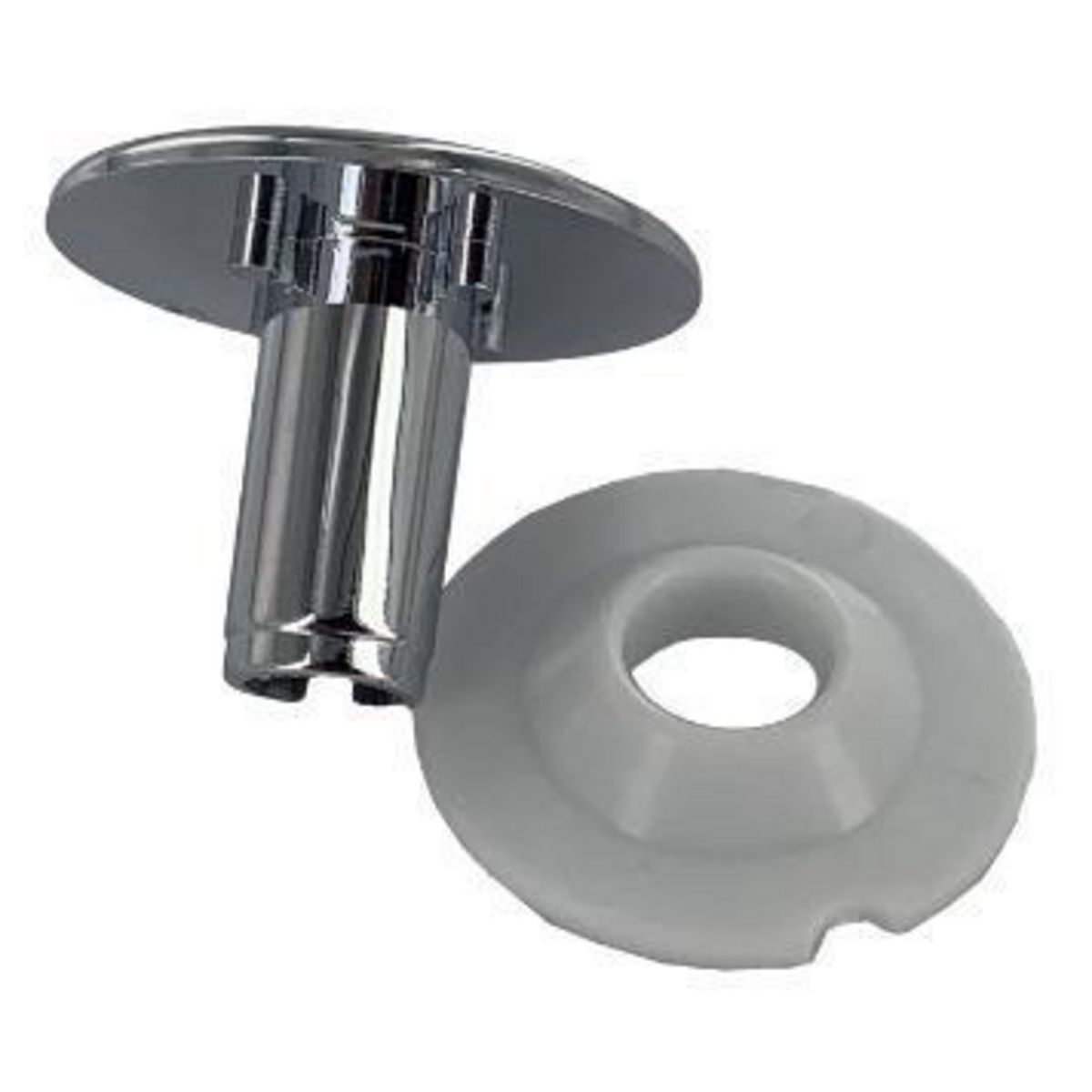 CORSOVALV - Tapa Cromada Decorativa Estanque Wc Universal 32 Mm