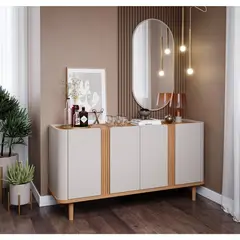 DECOCASA - Buffet Eva Off White 45x153.3x79.1 cm