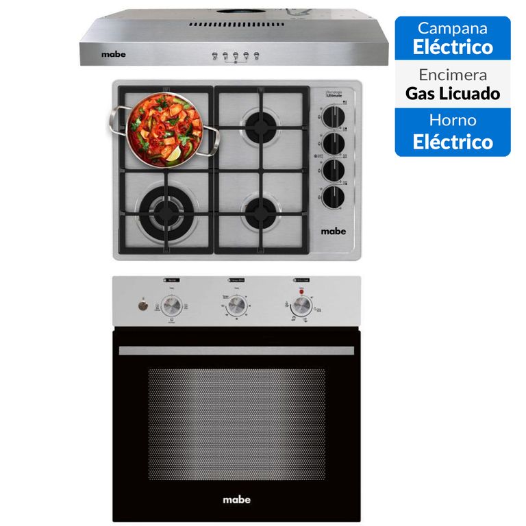 MABE Kit empotrado CM6045XV0 CMG6044LD-1CL HM6031EXAI0