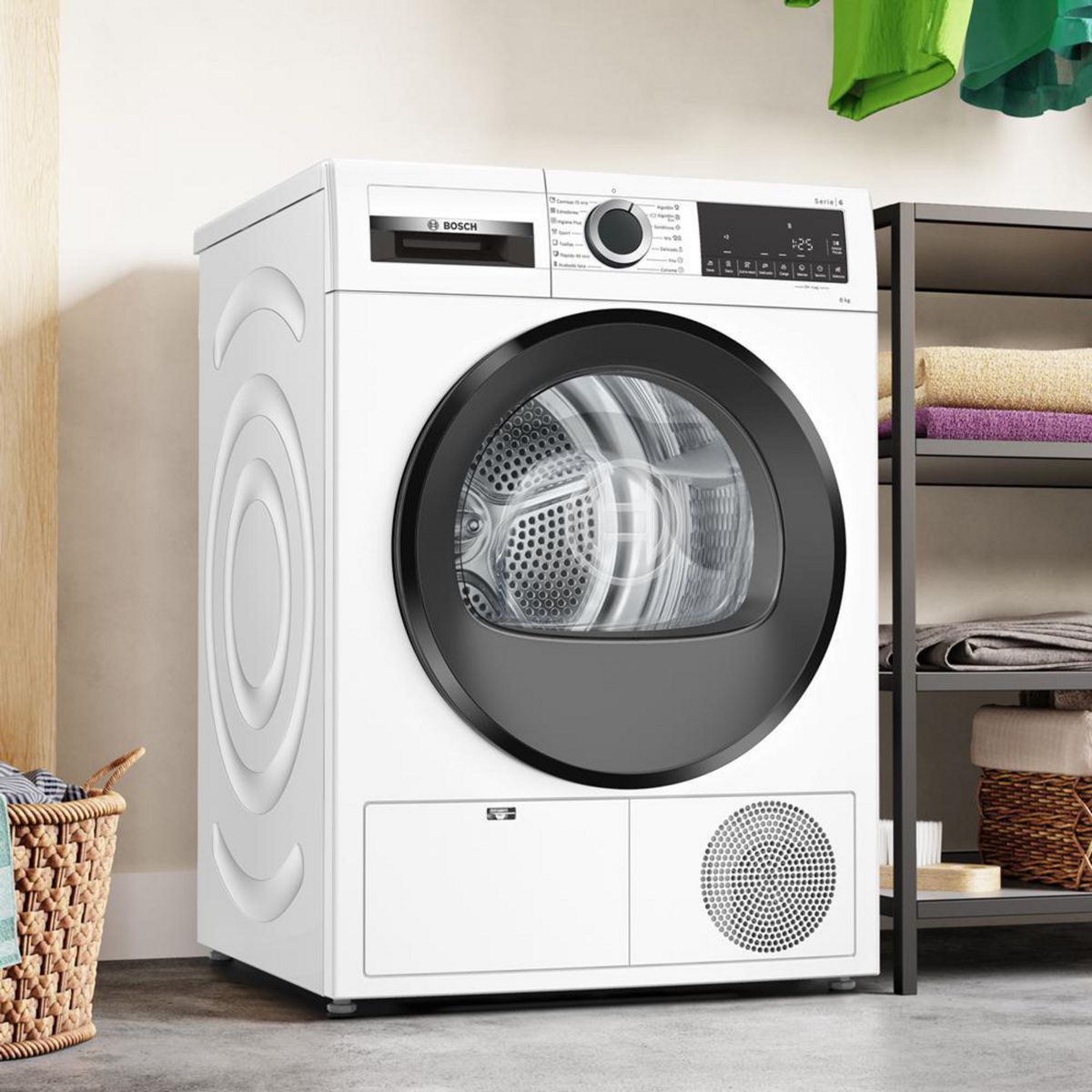 BOSCH - Secadora de Ropa 8 kg Carga Frontal con Condensación Blanco WPG23100CL