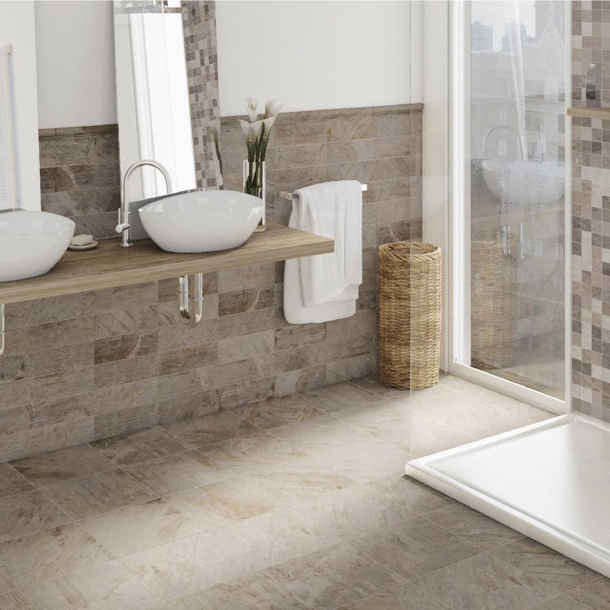 LSTORE - Cerámica 30x46 cm Navona Beige 2 m2