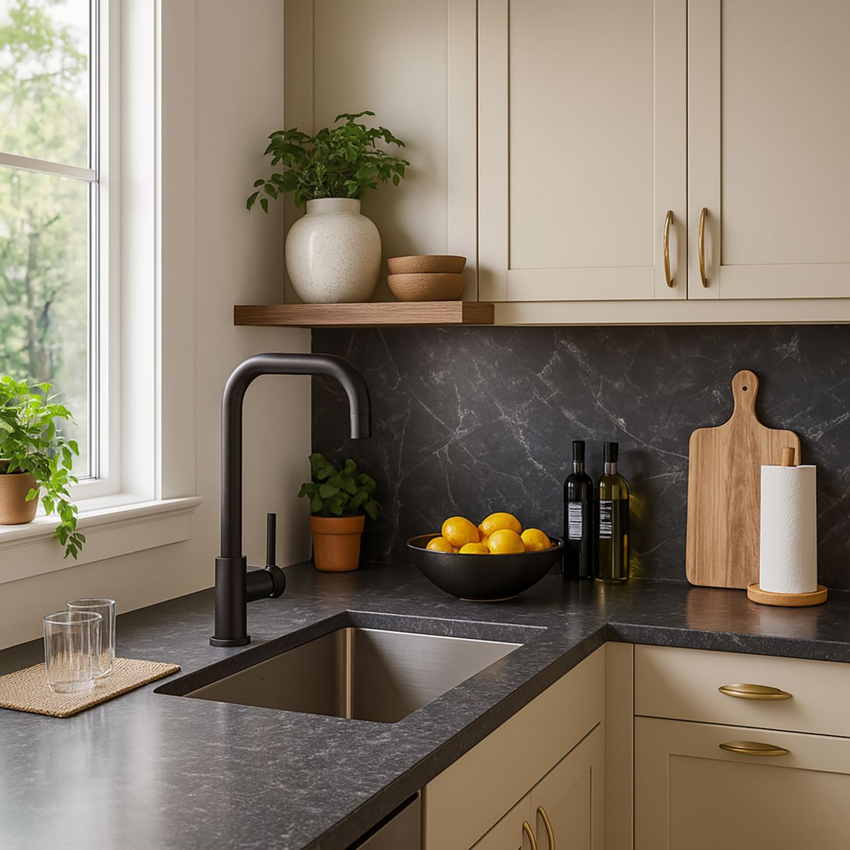 STRETTO - Monomando Lavaplato Grafito Austral