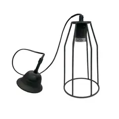 TEMPORA - Lamapra Colgante Jaula Negra