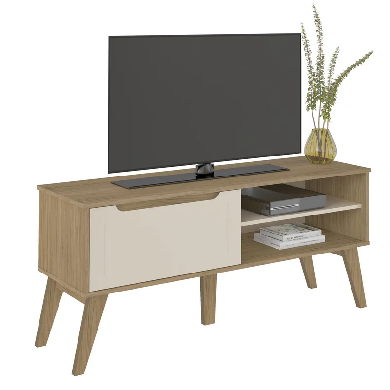 EXIT - Rack 60 " Lotus II Roble beige 134x60x40 cm