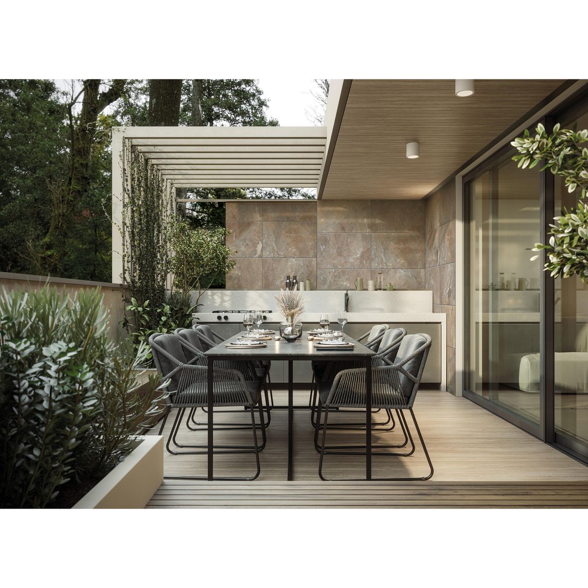 CEDRAL - Fibrocemento Simplísima Textura Terra 6 mm 120x240 cm Textura Terra