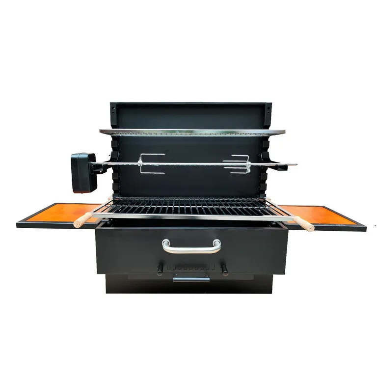 Parrilla para Quincho Empotrable Carbón Acero