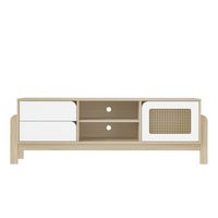 Rack 65 "" Nature Natural/blanco 160x53x40 cm