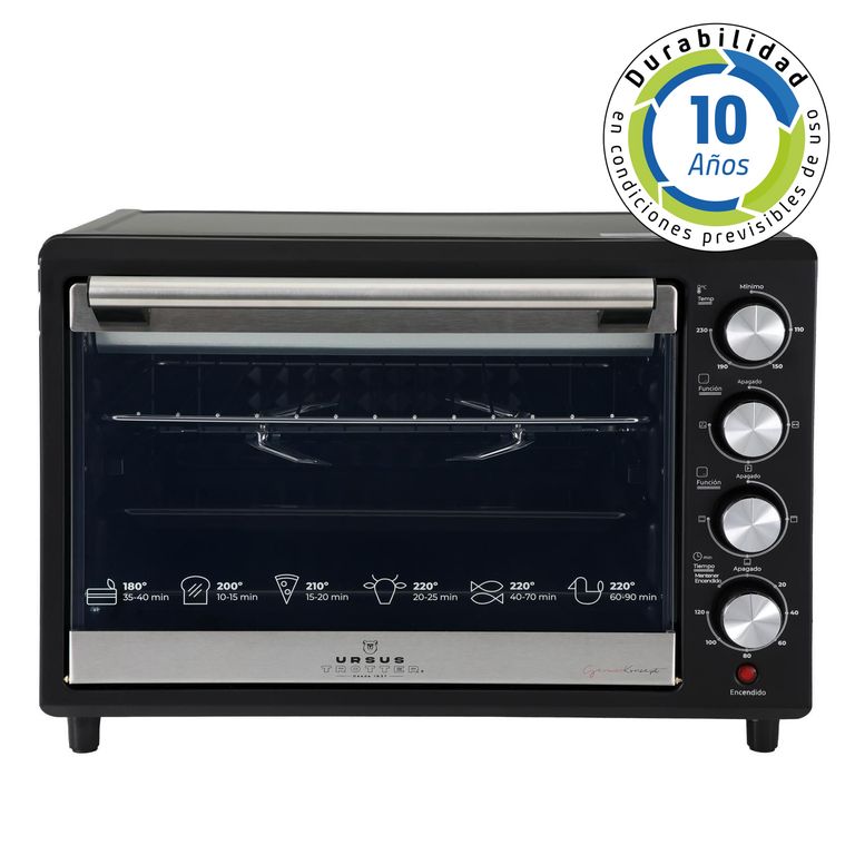 Horno Eléctrico 38 Litros UT-BACKOFENPRO38B