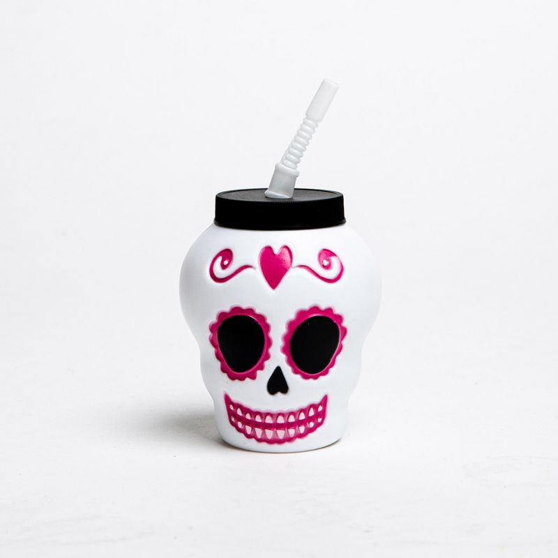 FRANK & MORTIS - Vaso calabera con bombilla