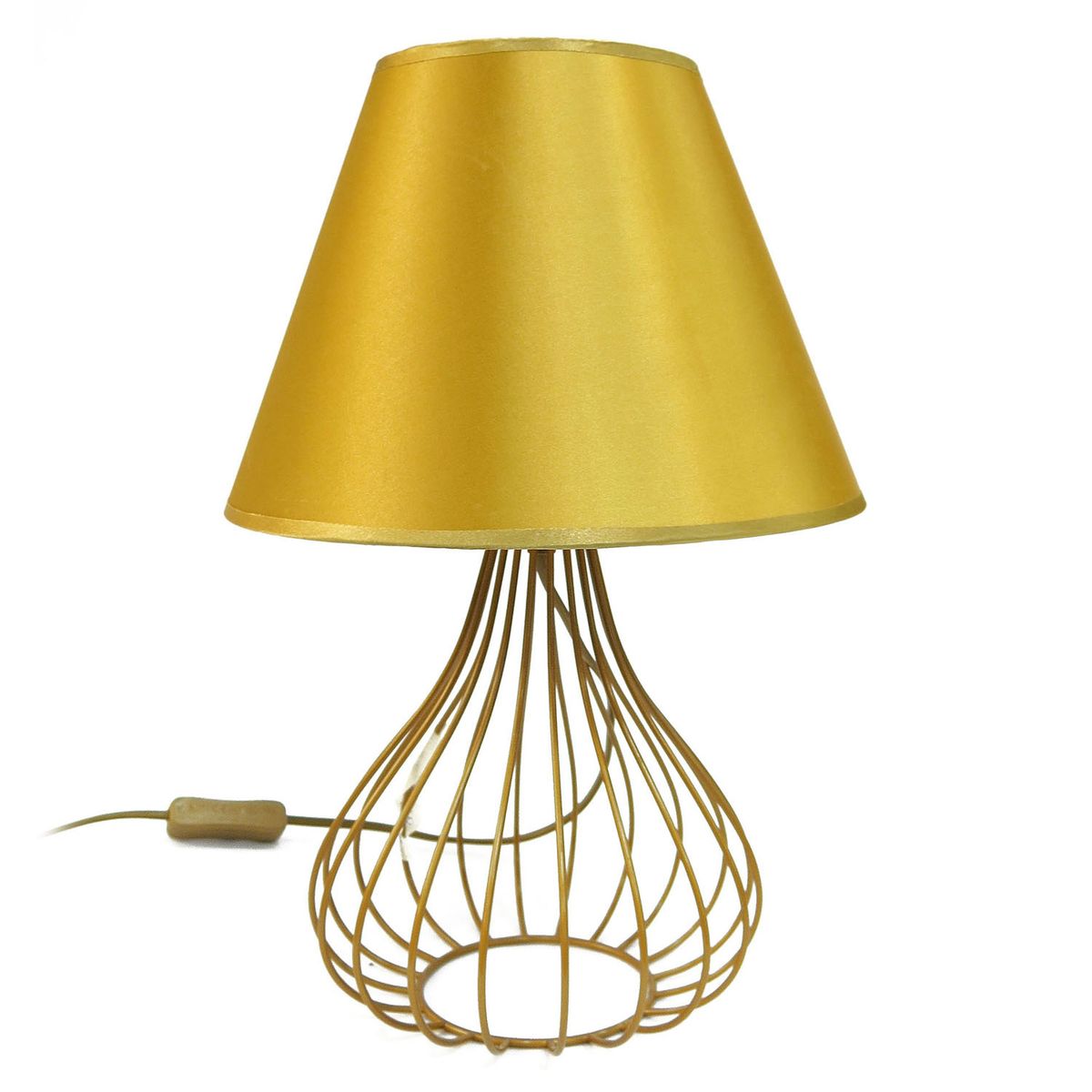 TEMPORA - Lámpara Mesa V35172 Dorado 29x29 cm