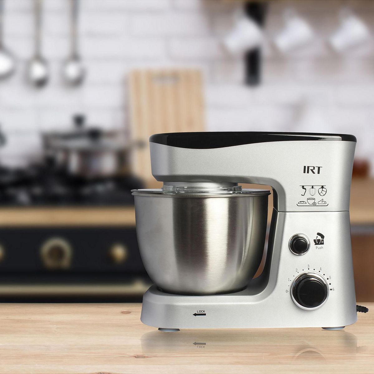 IRT - Batidora de Pedestal 3.5 l 700 W Plata BP700VS