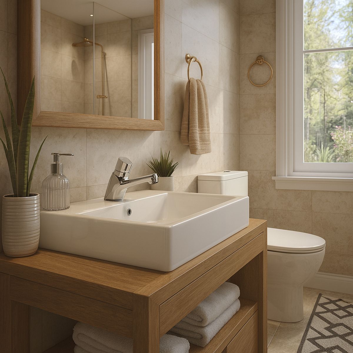 GENEBRE - Llave Lavatorio Temporizada Gris