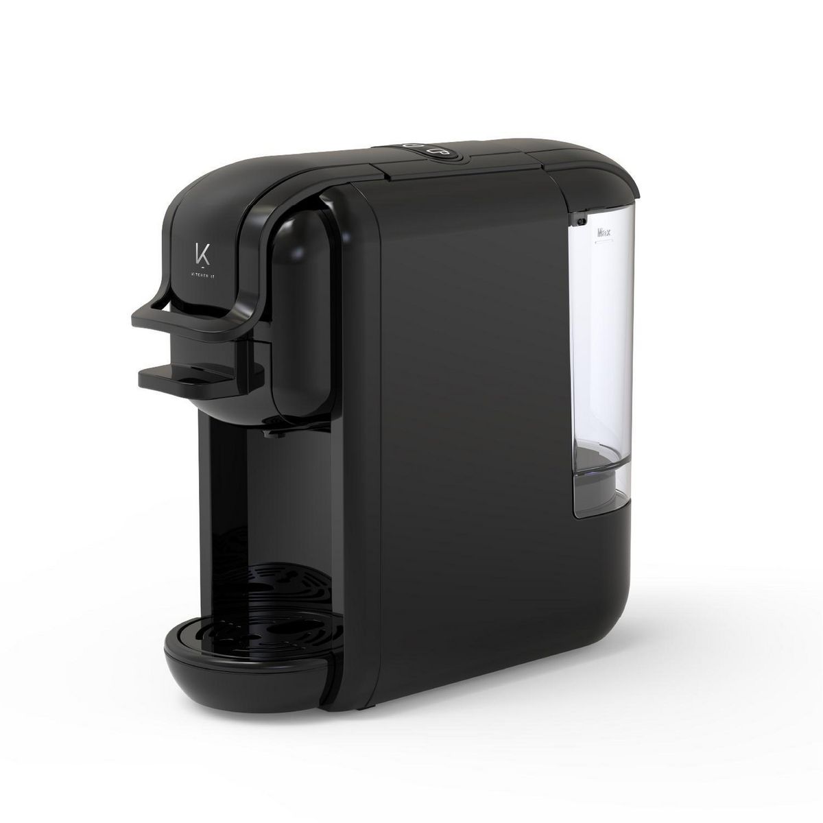 KITCHEN IT - Cafetera 4 en 1 de Cápsula Universal Arezzo 600 ml 1450 W Negro