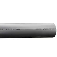 HOFFENS - Tubo Gris PVC Agua 110 mmx300 cm