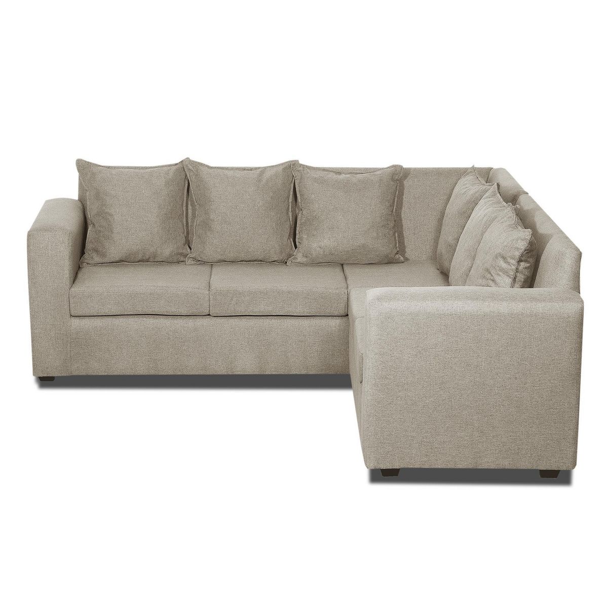 DECOOUTLET - Sofá Seccional 5 cuerpos Turin 200x94x203 cm Beige