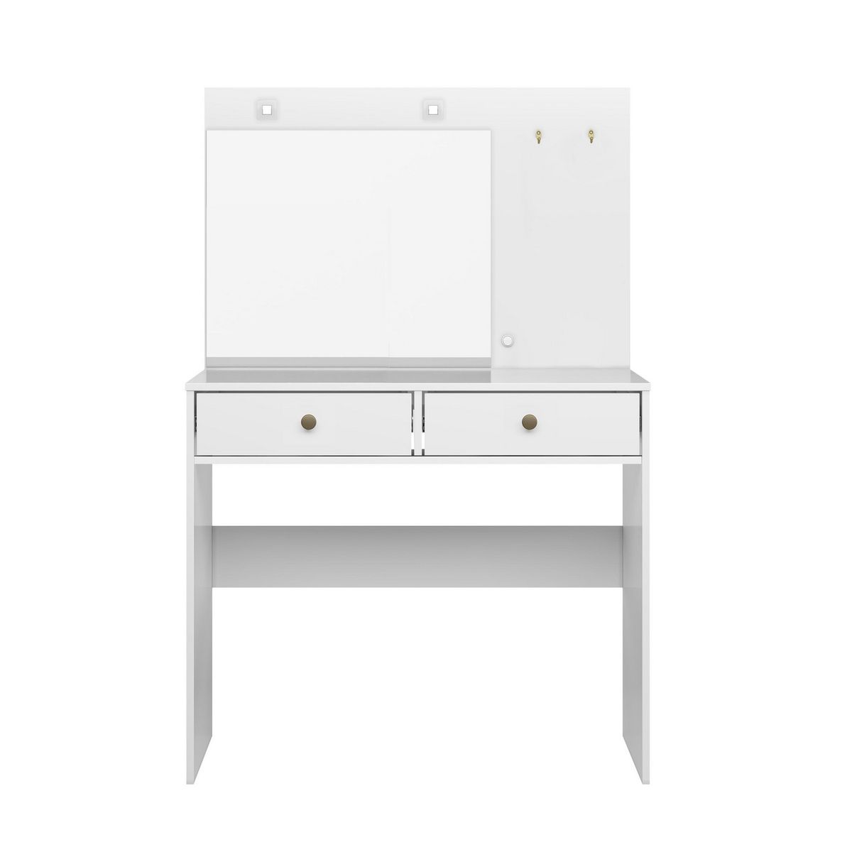 DI PORETTI - Tocador 2 Cajón(es) Ideal 90x137x52 cm Blanco