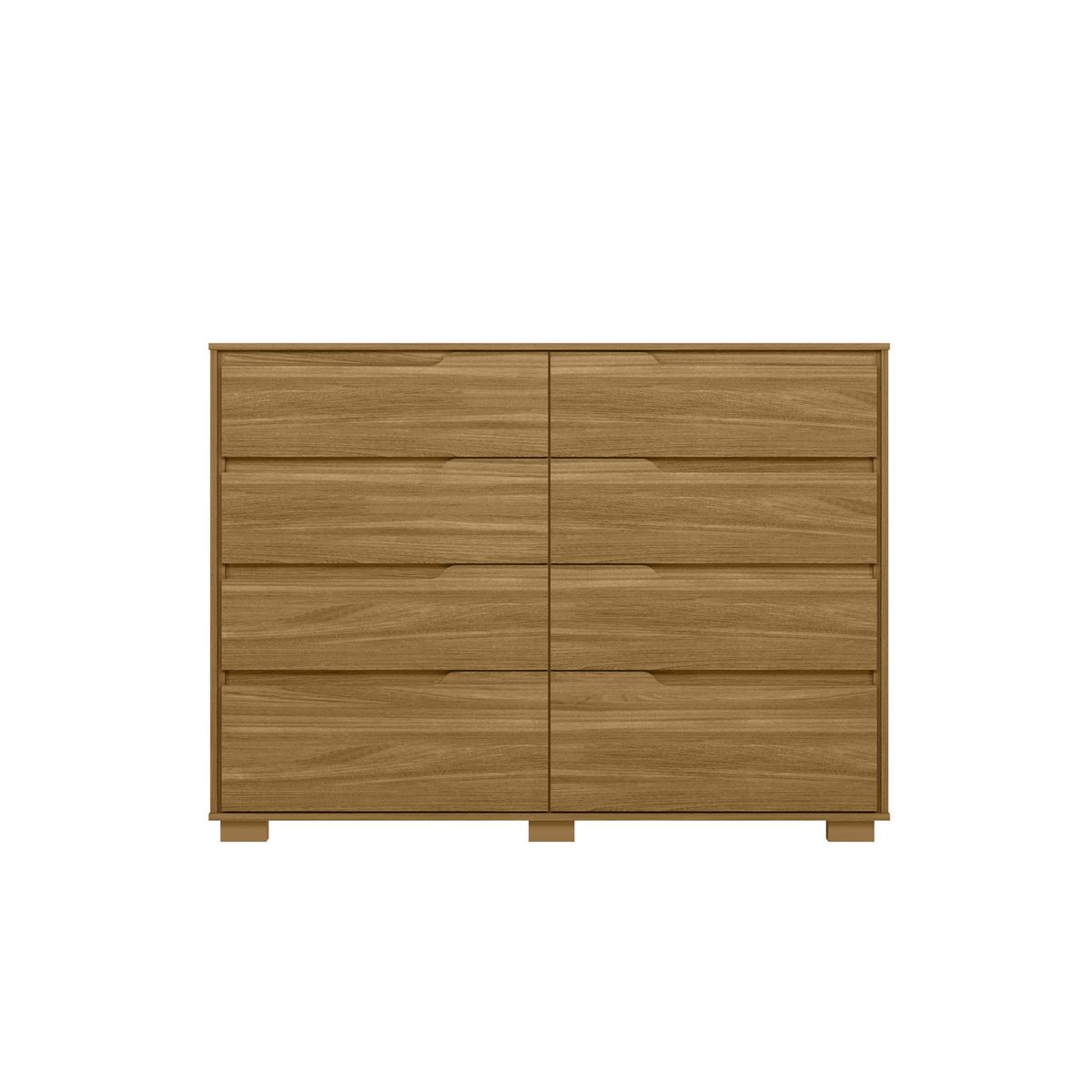 DI PORETTI - Cómoda 8 Cajón(es) Georgia 147x108x47 cm Café