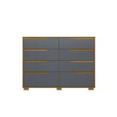 DI PORETTI - Cómoda 8 Cajón(es) Georgia 147x108x47 cm Gris
