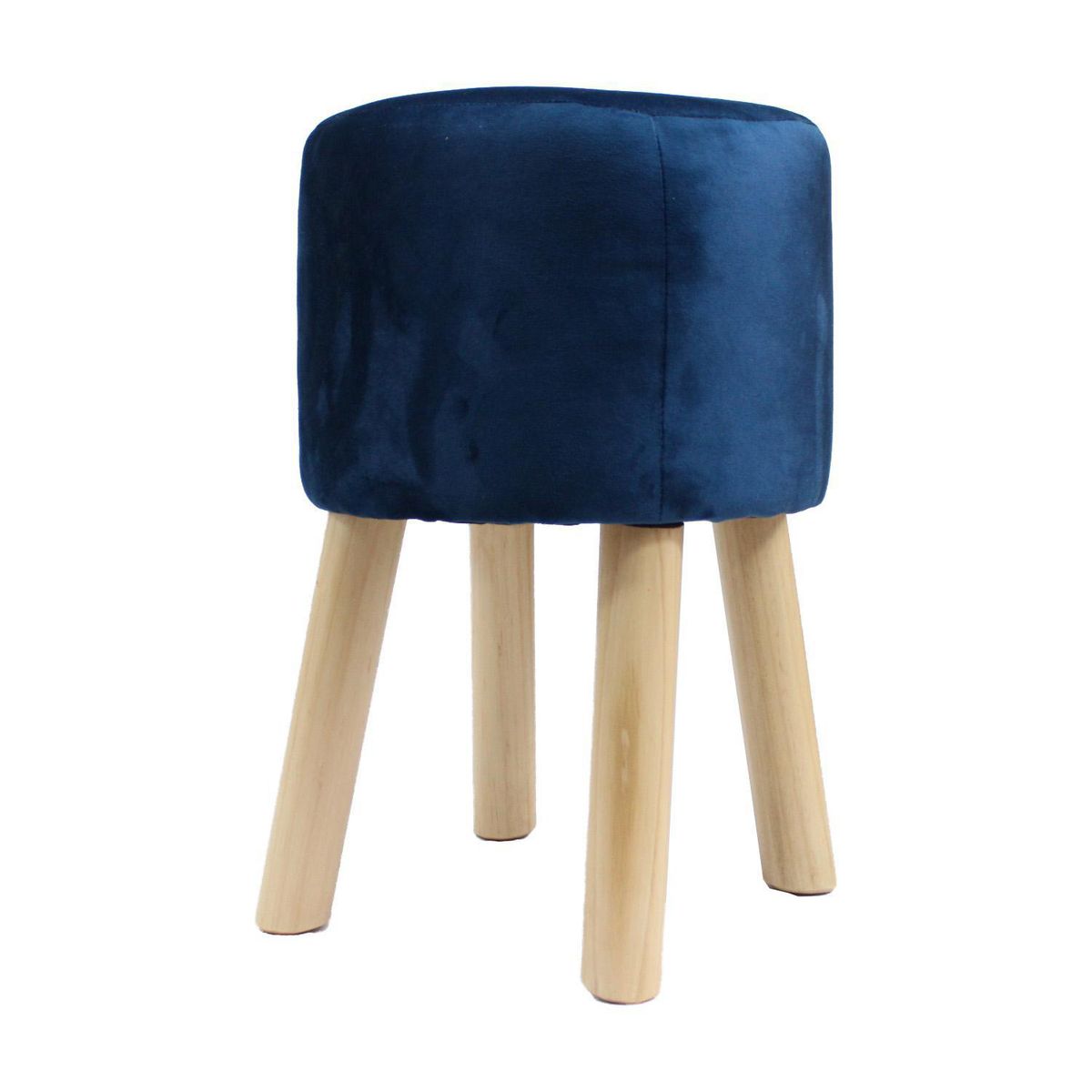 BARRA DESIGN - Pouf Cons felpa Azul