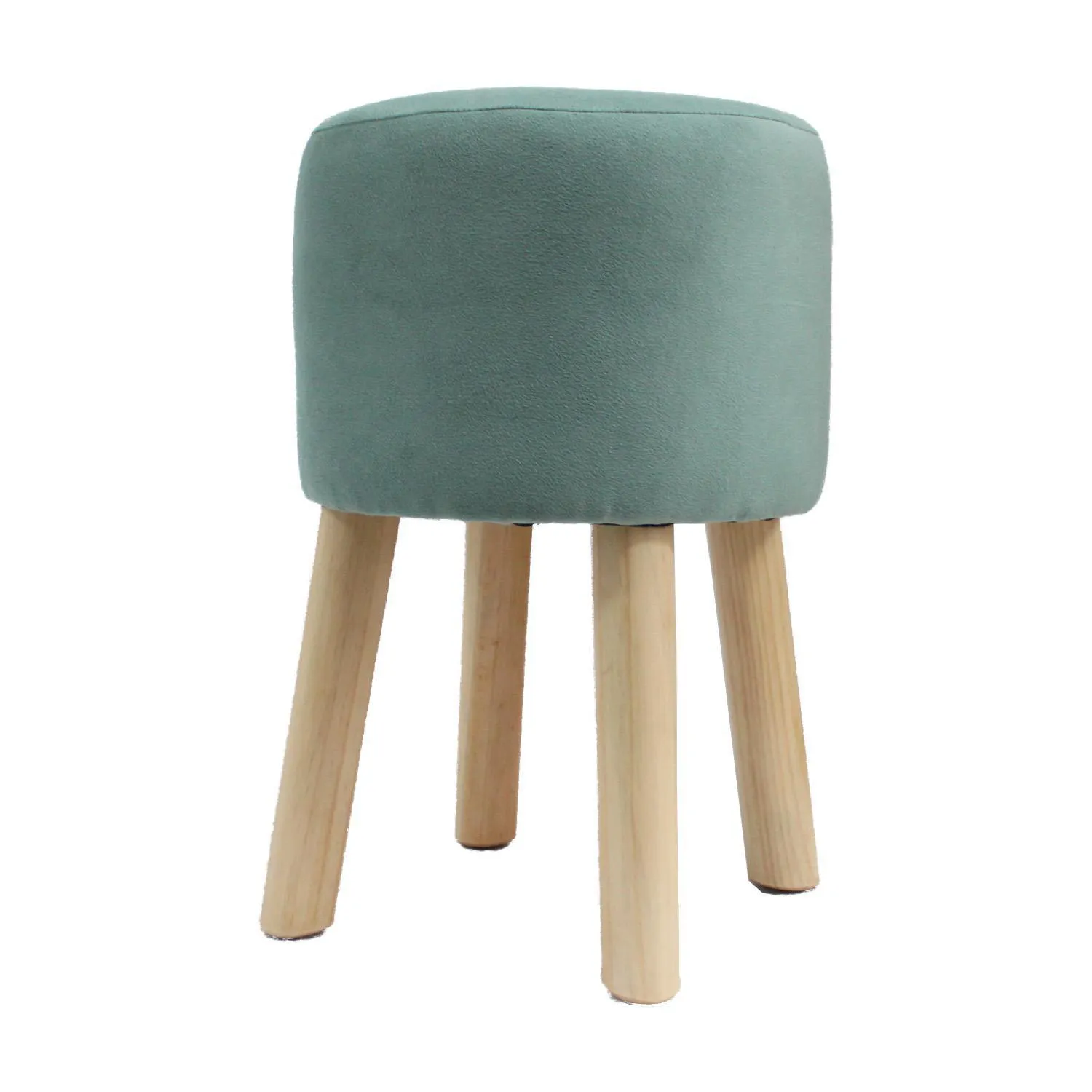ELYFLAIR Pouf Premium In Pile Mentà - Diametro 45 Cm, Morbido E Decorativo