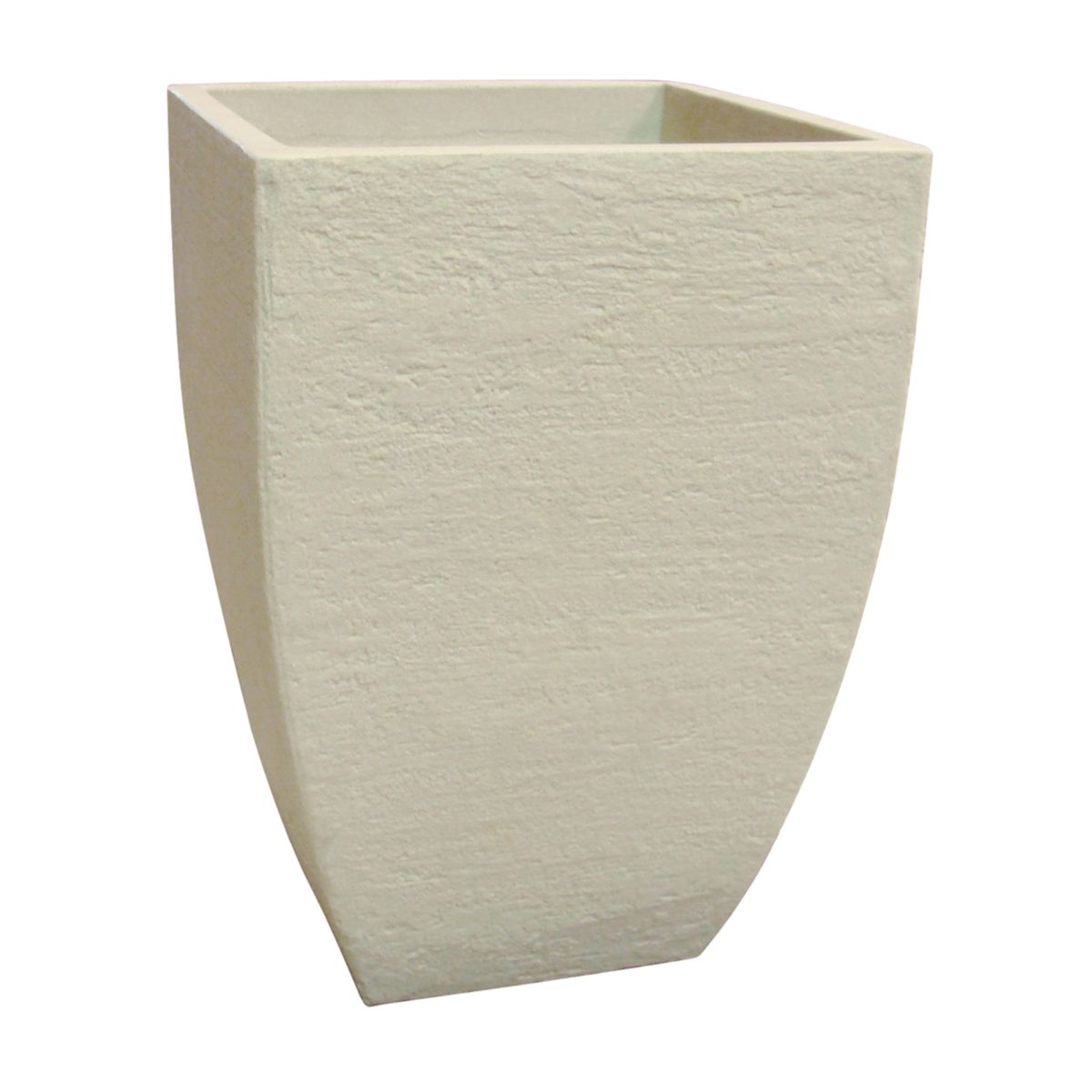 JAPI - Macetero Square Modern de Plástico 47x76 cm Cemento