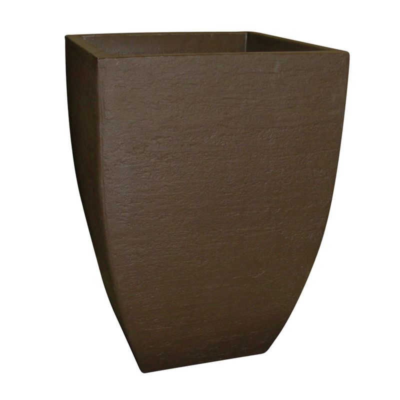 JAPI - Maceta square modern 47x76 cm café