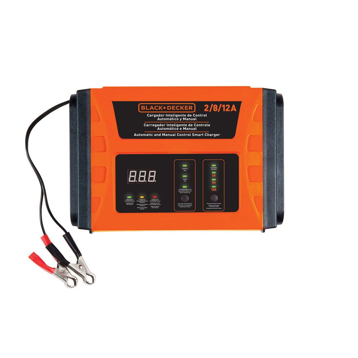 BLACK+DECKER - Conversor 400W + cargador de batería auto 12V